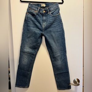 Madewell The High-rise Slim Crop Boyjean